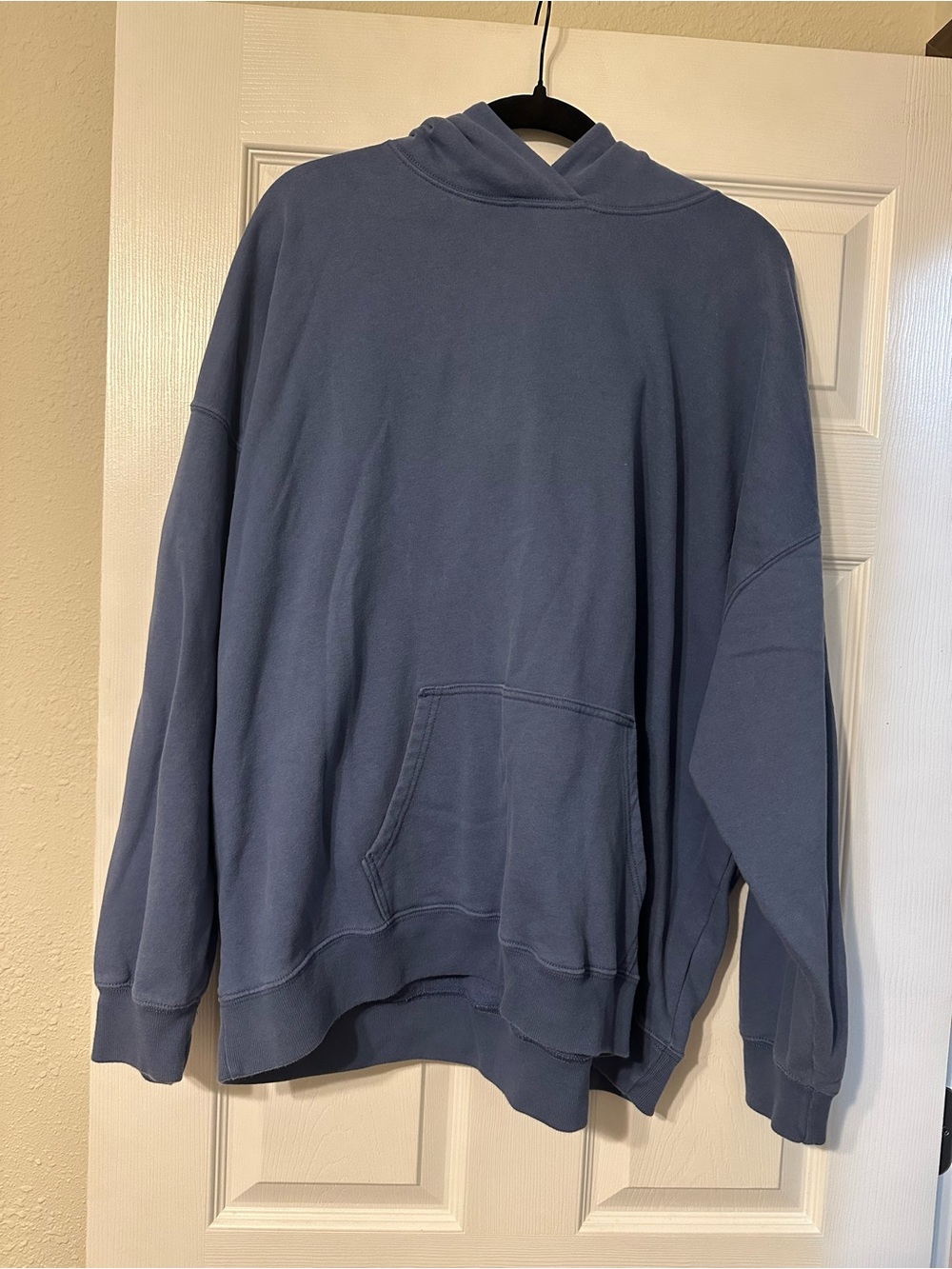 Hollister Oversized Slate Blue Pullover Hoodie